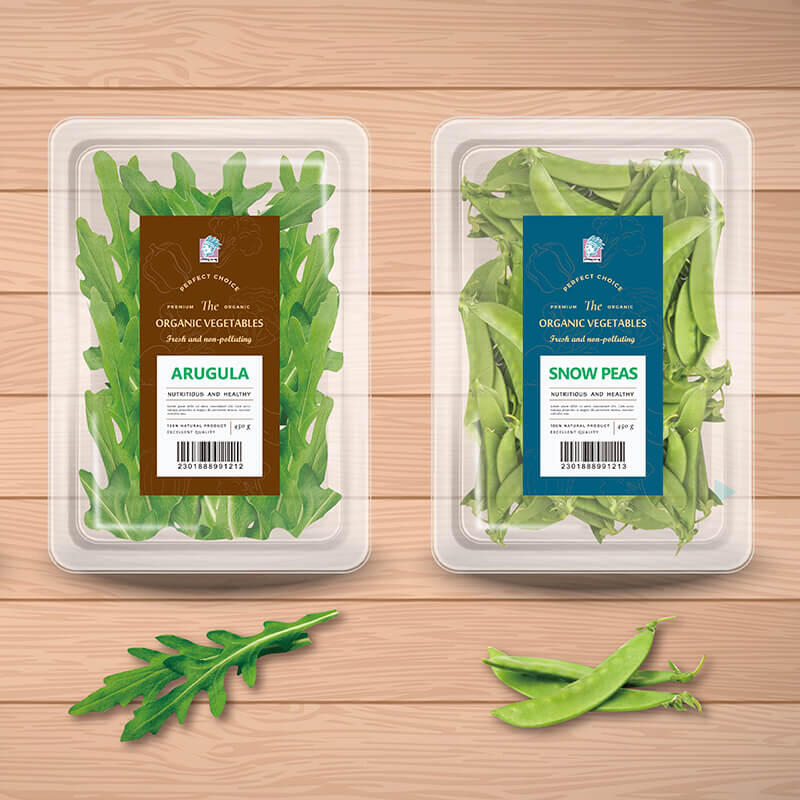 Disposable Food Containers Label - Customized Labels Stickers Manufacturer